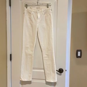 Mother Brand white jeans